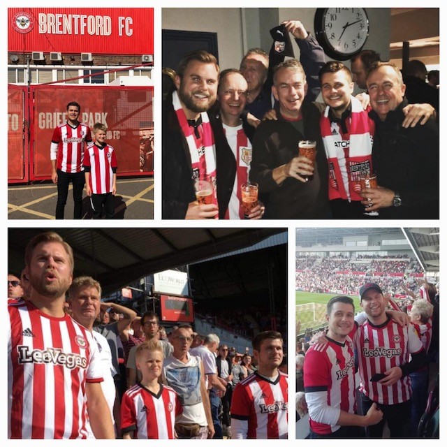 Myndir frá Rúnari Óla Einarssyni, stuðningsmanni Brentford.