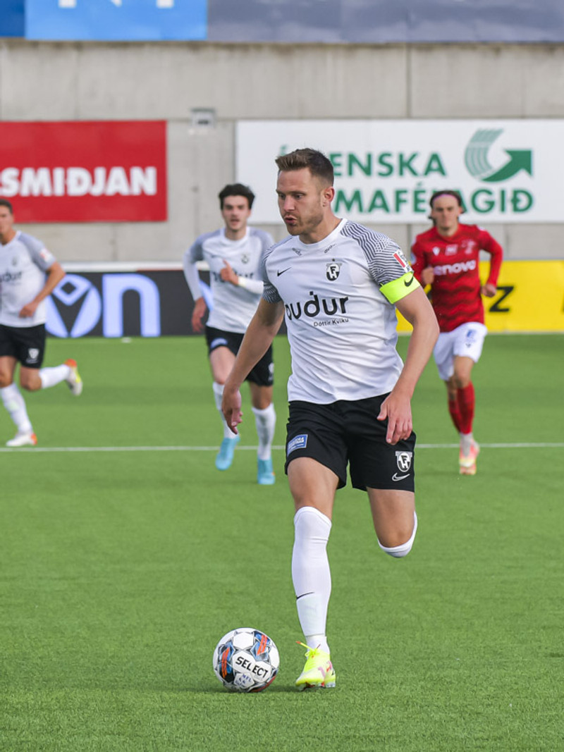 Matthías Vilhjálmsson fyrirliði FH.