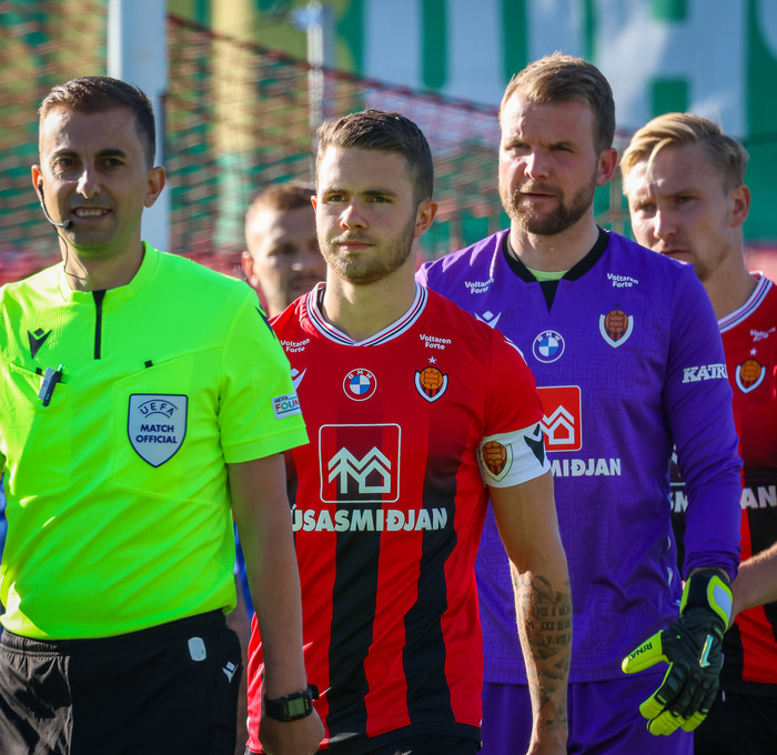 Júlíus Magnússon, fyrirliði Víkinga.