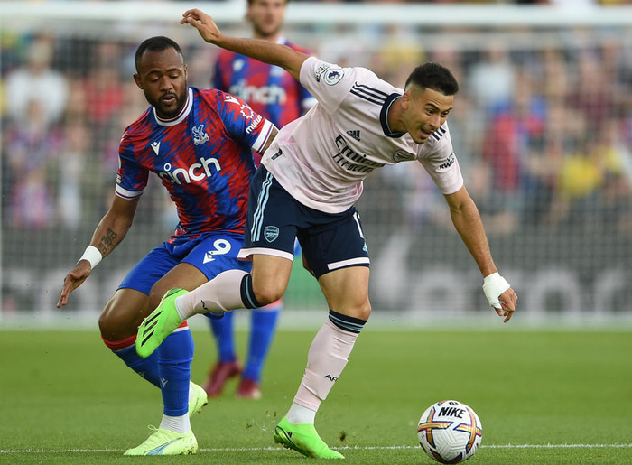 Gabriel Martinelli skoraði mark Arsenal