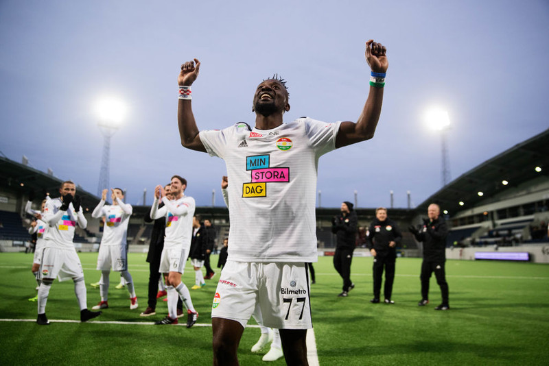 Mohamed Buya Turay í leik með Dalkurd árið 2018.