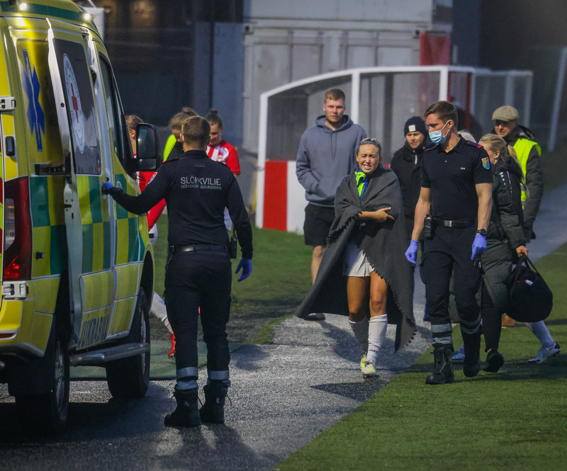 Myndaveisla: Þróttur skoraði þrjú gegn Selfossi
