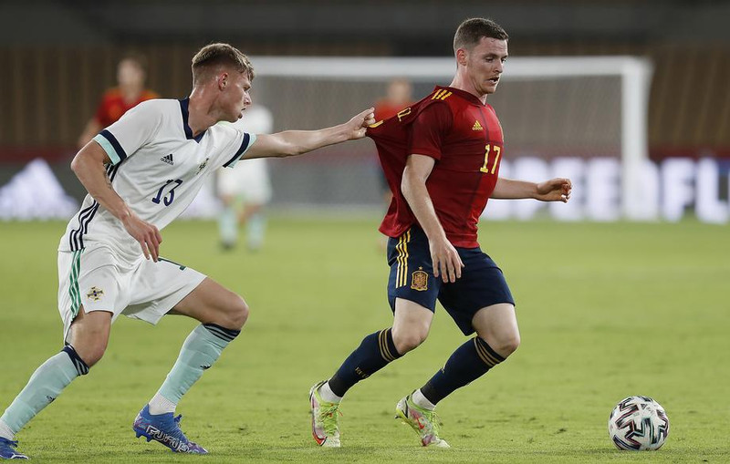 Gomez í leik með U21 landsliði Spánar