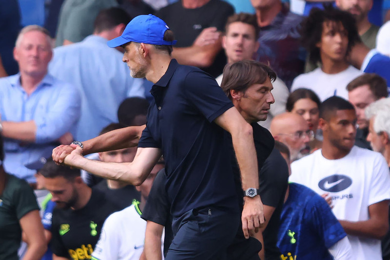 Tuchel var ekki sáttur við Anthony Taylor.