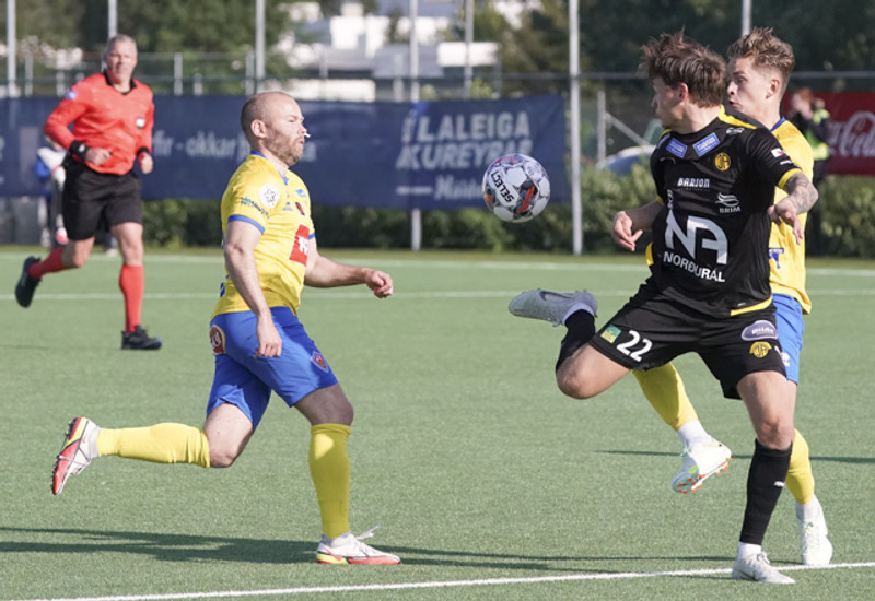 Myndaveisla: KA vann ÍA í Bestu-deild karla