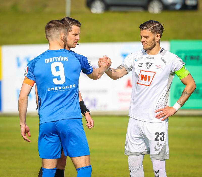 Eiður Aron gerði sigurmark ÍBV.