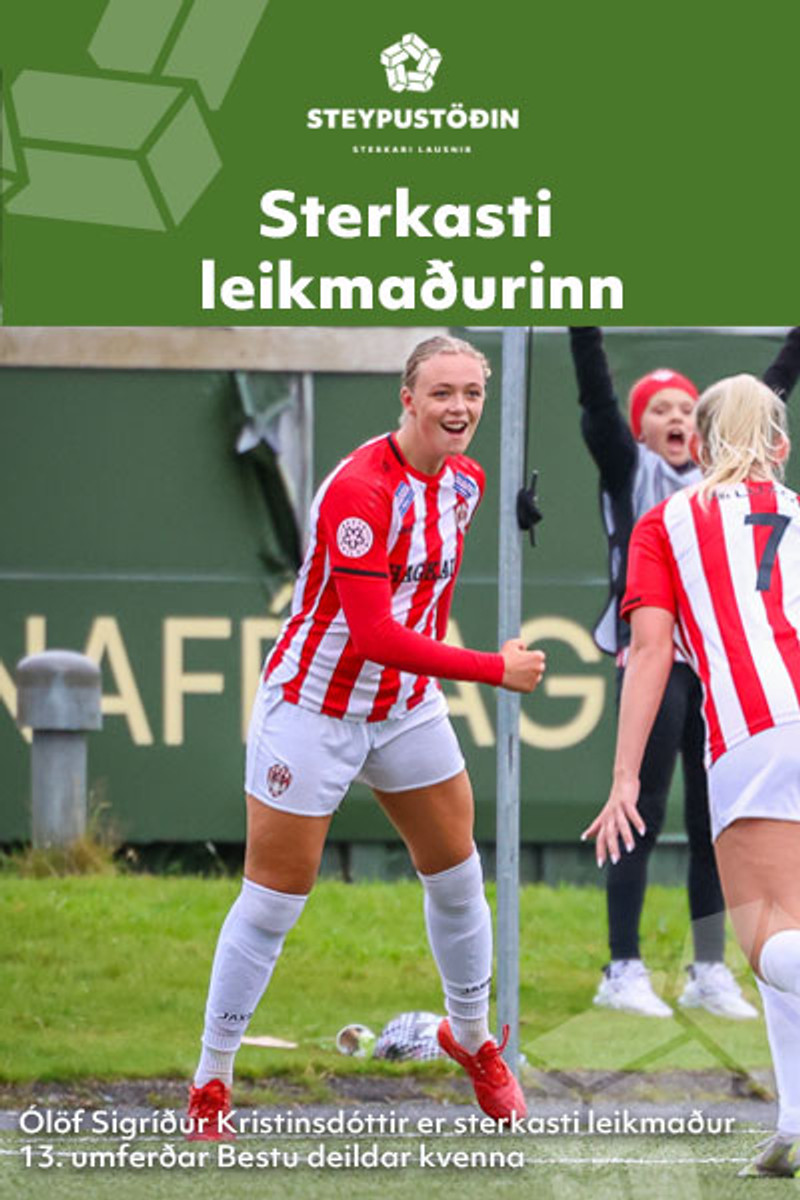 <b>Sterkust í 13. umferð</b> - Landsliðsþjálfarinn í stúkunni
