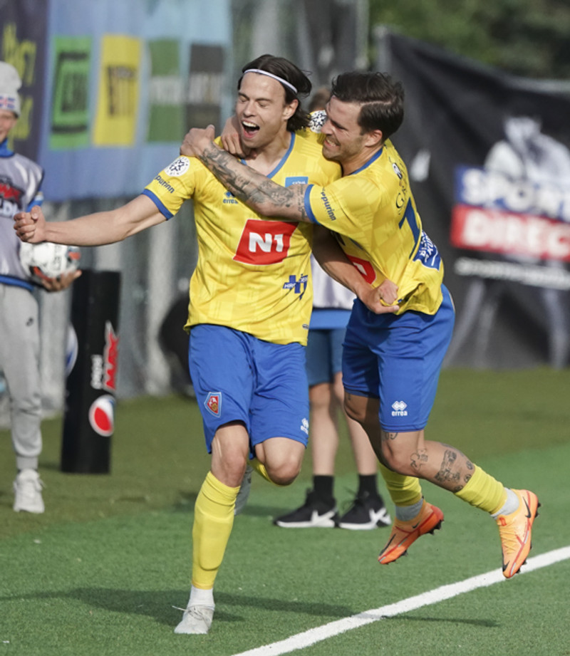 Nökkvi raðaði inn mörkum fyrir KA sumarið 2022 og var svo seldur út.