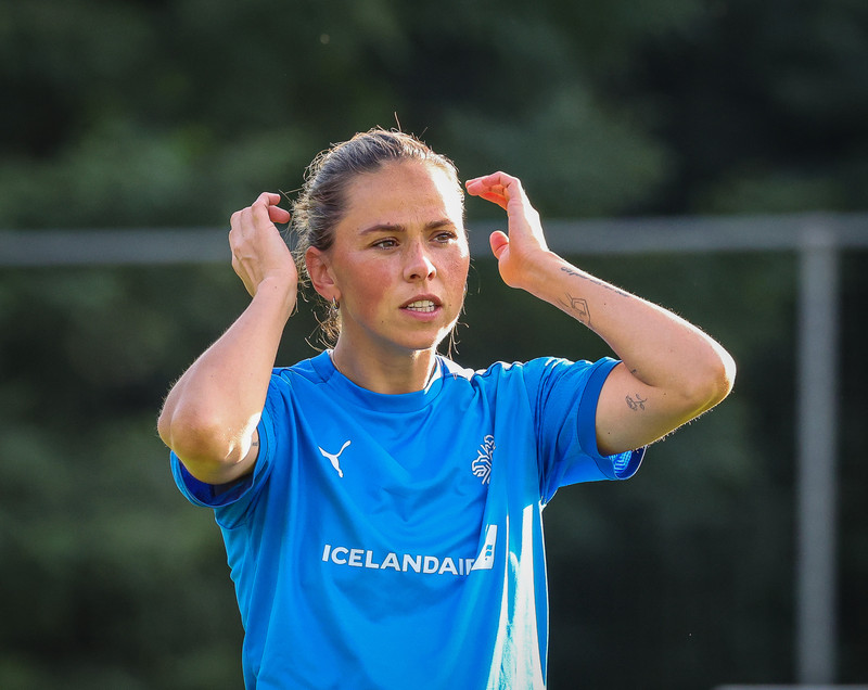 Sara Björk Gunnarsdóttir, landsliðsfyrirliði.