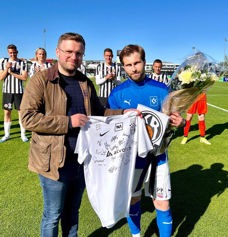 Páll Kristjánsson hér til vinstri.