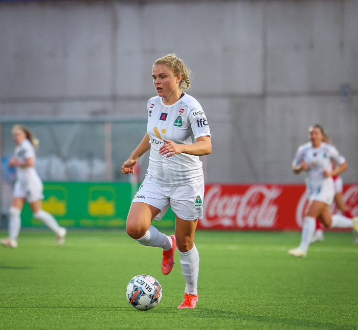 Agla María átti góðan leik fyrir Blika og skoraði tvö mörk