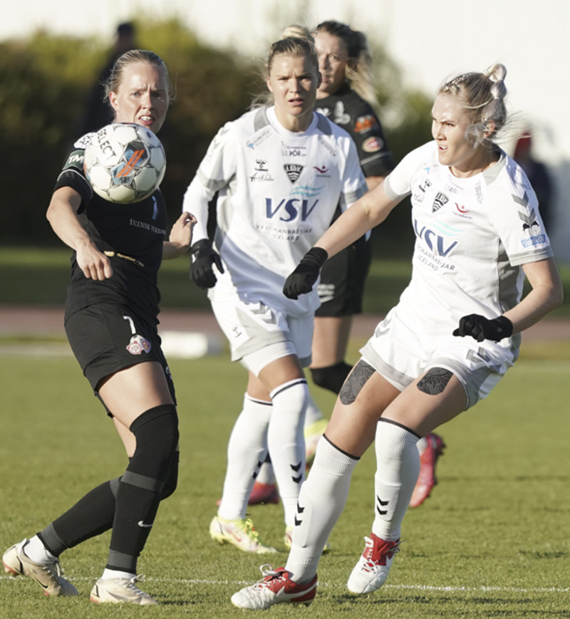 Myndaveisla: Þór/KA og ÍBV gerðu jafntefli í fyrrakvöld
