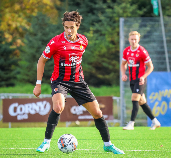 Danijel Dejan Djuric skoraði tvö fyrir Víkinga eftir að hafa komið inná