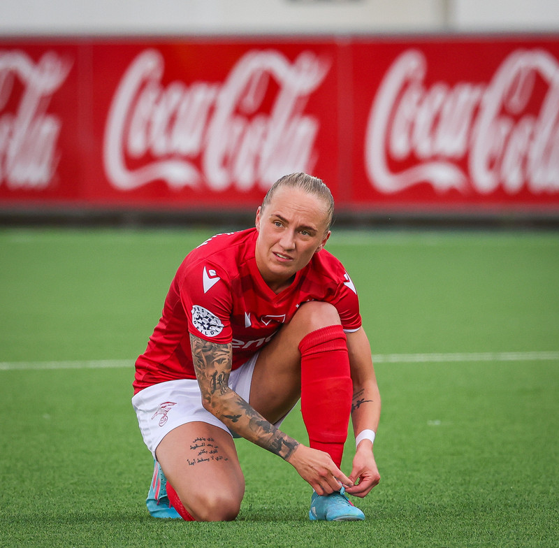 Myndaveisla: Naumt tap hjá Val gegn Slavia Prag