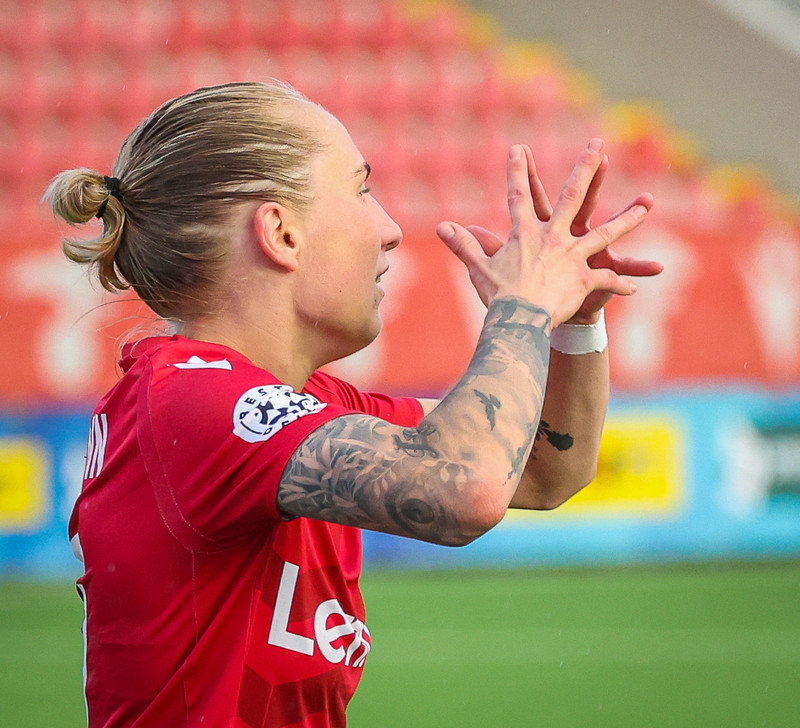 Myndaveisla: Naumt tap hjá Val gegn Slavia Prag