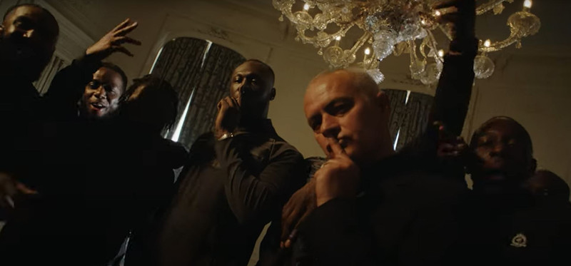 Jose Mourinho og Stormzy í myndbandinu