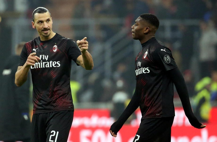 Rafael Leao og Zlatan eru góðir vinir