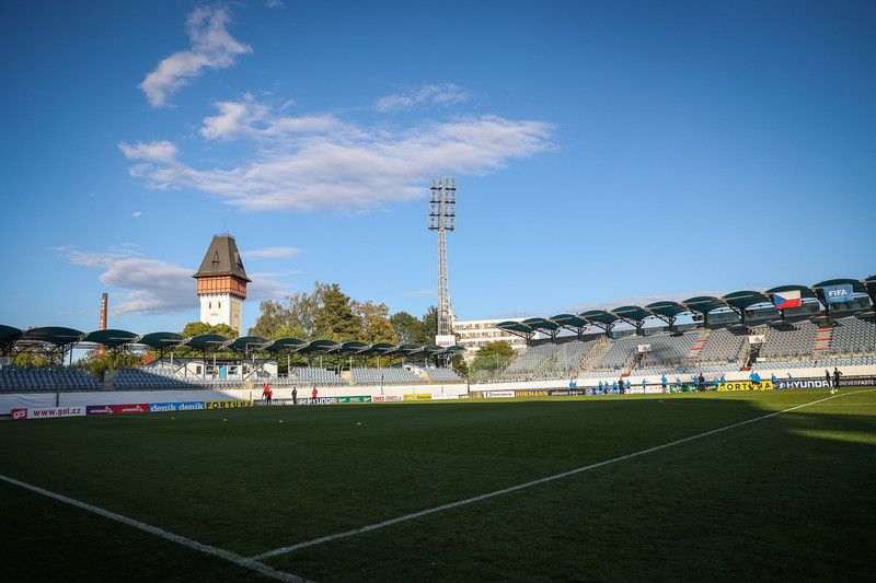 Leikvangurinn í České Budějovice.