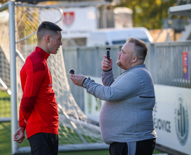 Myndir: U21 æfði í Ceské Budejovice í gær