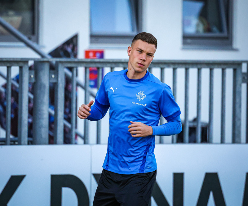 Myndir: U21 æfði í Ceské Budejovice í gær