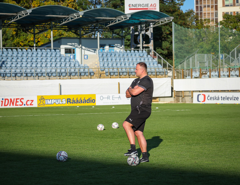 Myndir: U21 æfði í Ceské Budejovice í gær