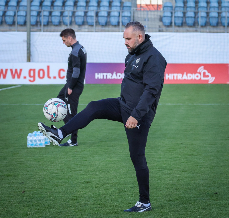 Myndir: U21 æfði í Ceské Budejovice í gær
