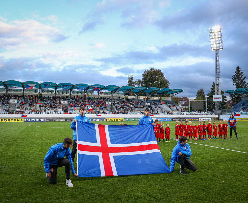 Myndaveisla frá jafntefli U21 í Tékklandi