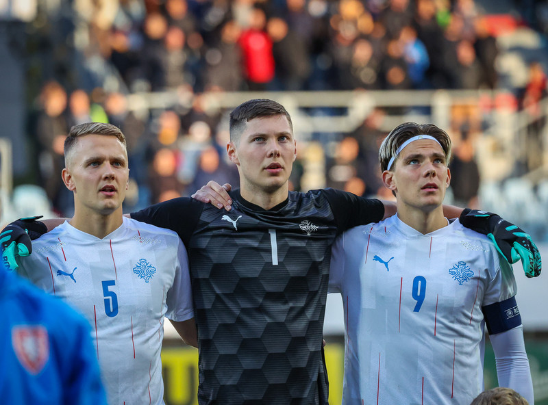 Myndaveisla frá jafntefli U21 í Tékklandi