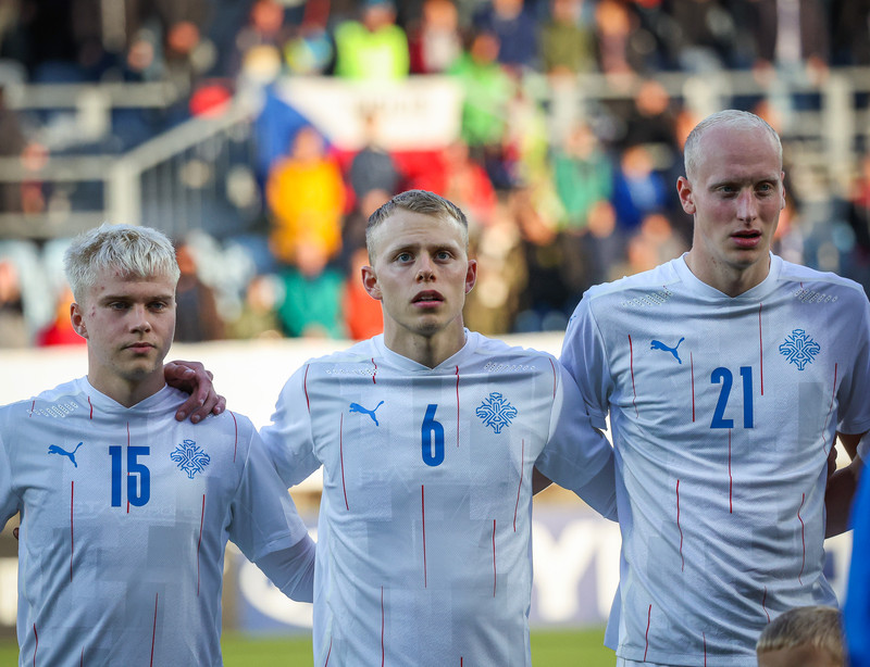 Myndaveisla frá jafntefli U21 í Tékklandi