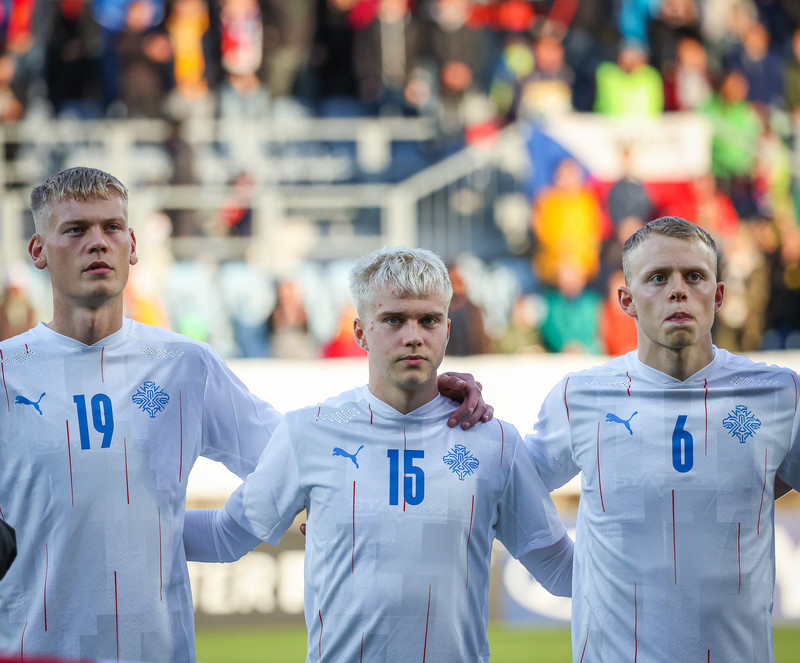 Myndaveisla frá jafntefli U21 í Tékklandi