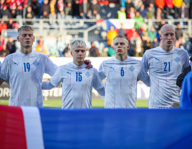 Myndaveisla frá jafntefli U21 í Tékklandi