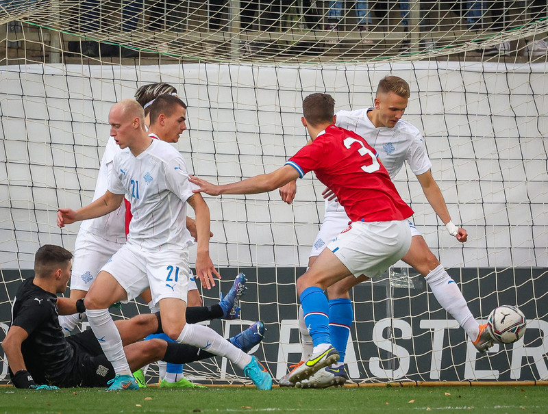 Myndaveisla frá jafntefli U21 í Tékklandi