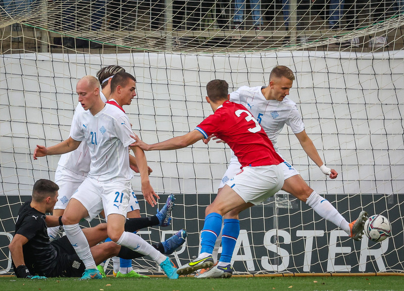 Myndaveisla frá jafntefli U21 í Tékklandi