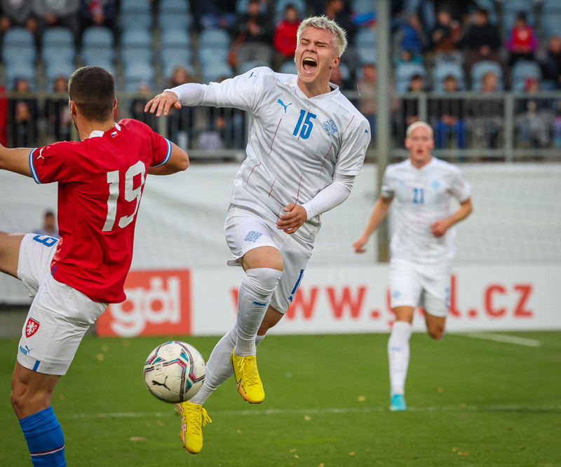 Myndaveisla frá jafntefli U21 í Tékklandi