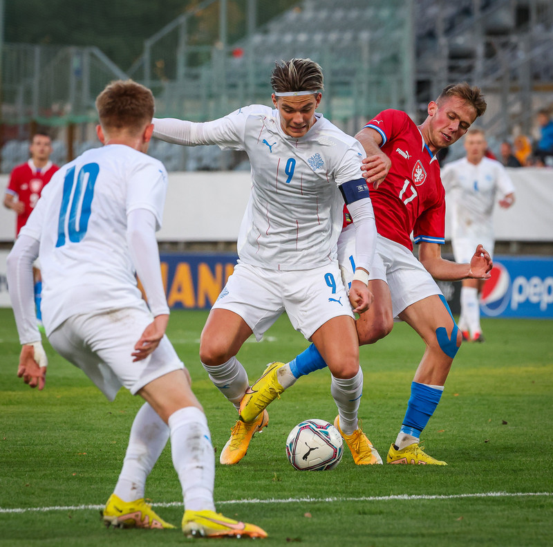 Myndaveisla frá jafntefli U21 í Tékklandi