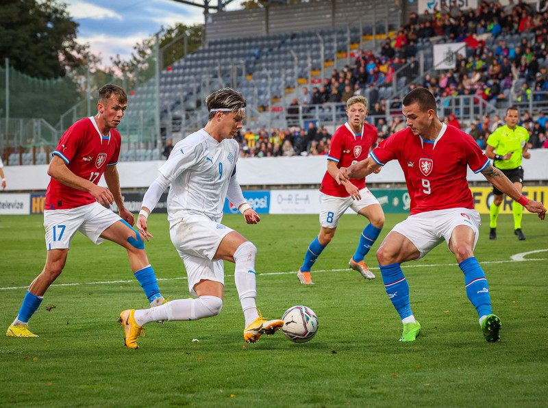 Myndaveisla frá jafntefli U21 í Tékklandi