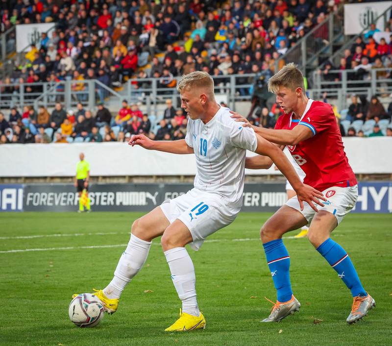 Myndaveisla frá jafntefli U21 í Tékklandi