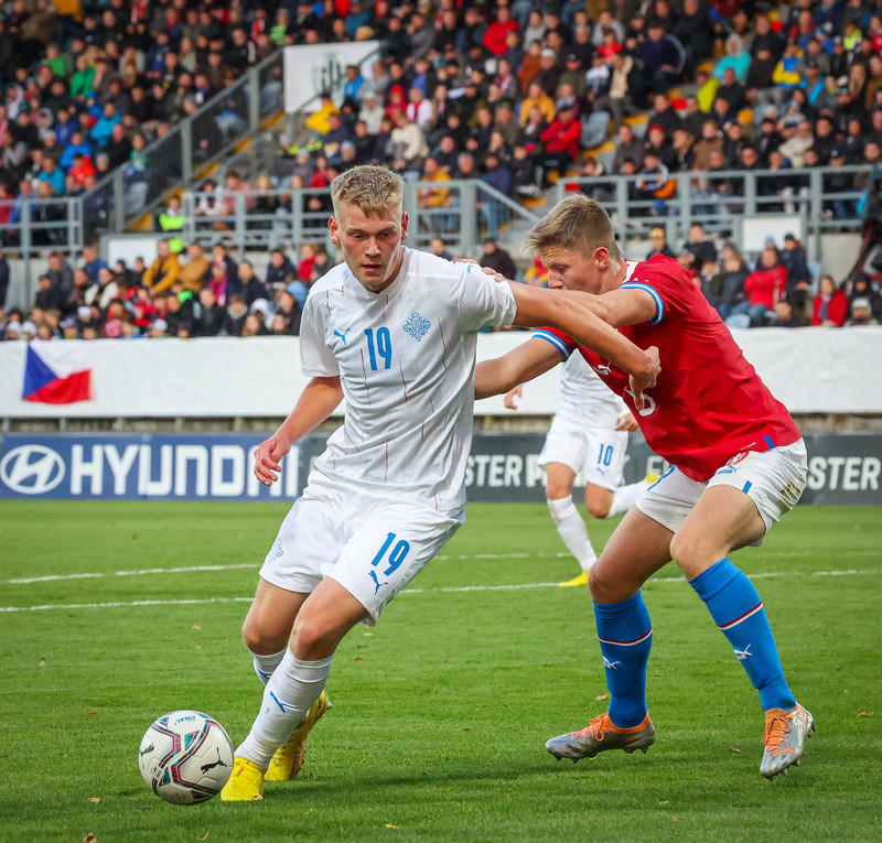 Myndaveisla frá jafntefli U21 í Tékklandi