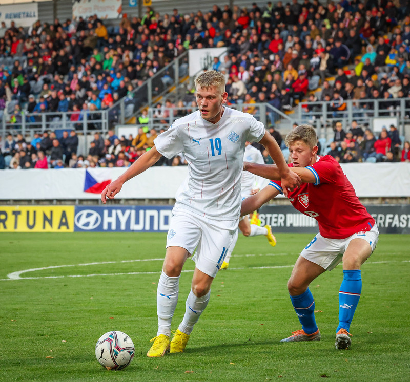 Myndaveisla frá jafntefli U21 í Tékklandi