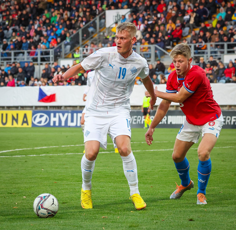 Myndaveisla frá jafntefli U21 í Tékklandi