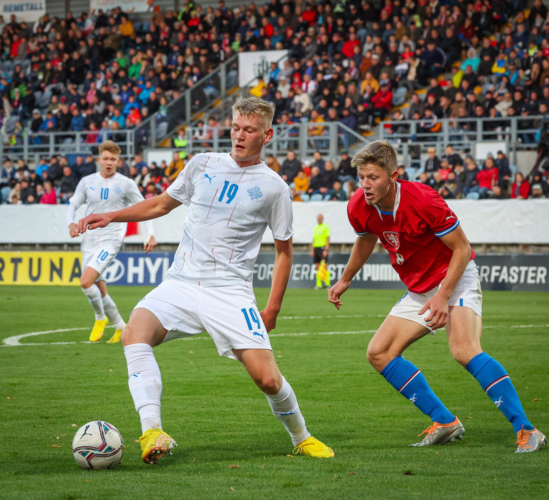 Myndaveisla frá jafntefli U21 í Tékklandi