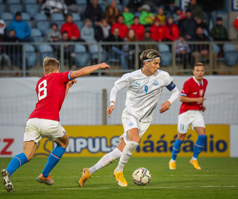 Myndaveisla frá jafntefli U21 í Tékklandi