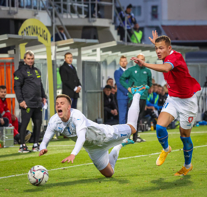 Myndaveisla frá jafntefli U21 í Tékklandi