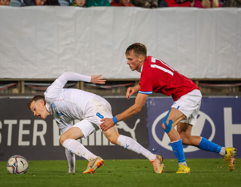 Myndaveisla frá jafntefli U21 í Tékklandi