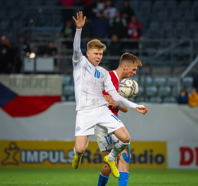 Myndaveisla frá jafntefli U21 í Tékklandi
