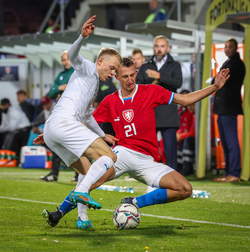 Myndaveisla frá jafntefli U21 í Tékklandi