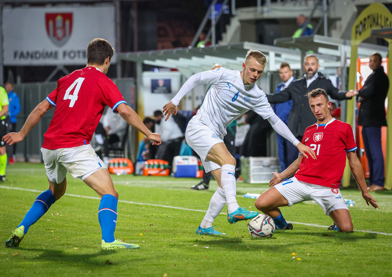 Myndaveisla frá jafntefli U21 í Tékklandi