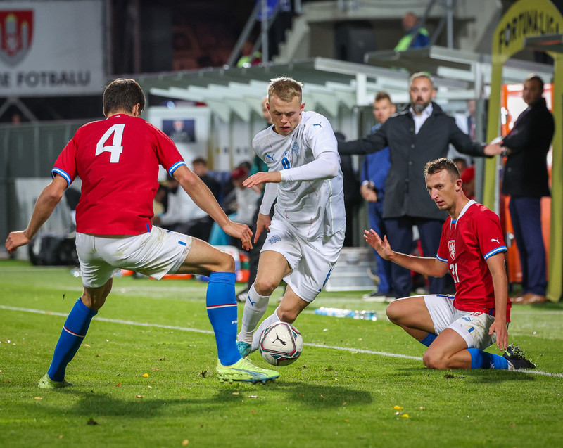 Myndaveisla frá jafntefli U21 í Tékklandi