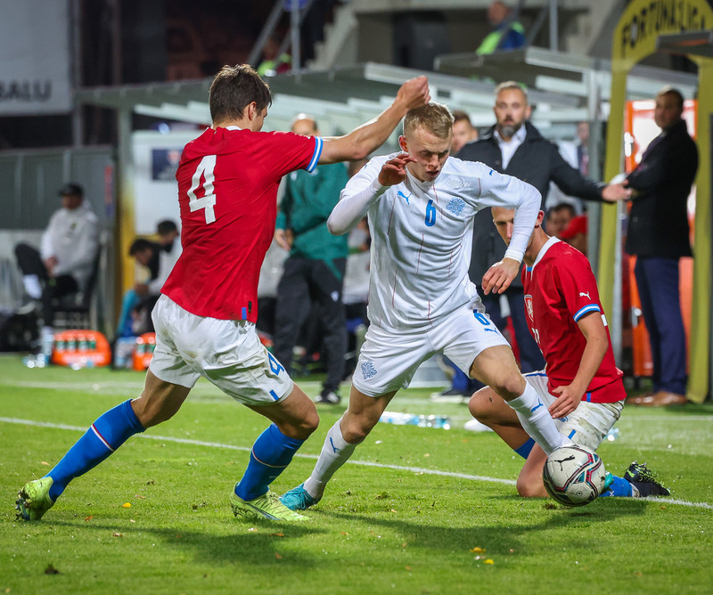 Myndaveisla frá jafntefli U21 í Tékklandi