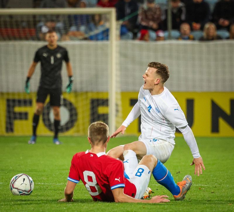 Myndaveisla frá jafntefli U21 í Tékklandi